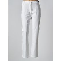 JULIE GUERLANDE - Pantalon slim blanc en coton - Femme - Taille 52 - Modz