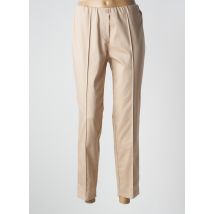 FRANK WALDER - Pantalon 7/8 beige en coton - Femme - Taille 42 - Modz