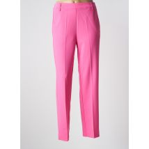 KAFFE - Pantalon slim rose en polyester - Femme - Taille 38 - Modz