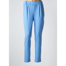 KAFFE - Pantalon slim bleu en polyester - Femme - Taille 42 - Modz