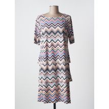 BETTY BARCLAY - Robe mi-longue rose en polyester - Femme - Taille 48 - Modz