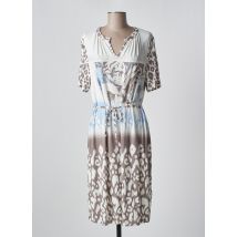 FRANK WALDER - Robe mi-longue blanc en viscose - Femme - Taille 46 - Modz