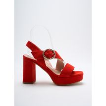 LODI LOVE - Sandales/Nu pieds rouge en cuir - Femme - Taille 36 - Modz