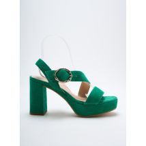 LODI LOVE - Sandales/Nu pieds vert en cuir - Femme - Taille 38 - Modz