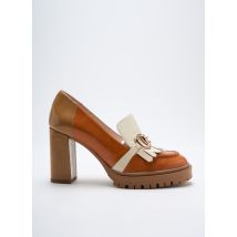 LODI LOVE - Mocassins orange en cuir - Femme - Taille 37 - Modz