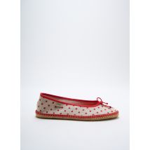 LA CADENA - Chaussons/Pantoufles rouge en textile - Femme - Taille 36 - Modz