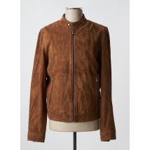 DAYTONA - Blouson marron en cuir - Homme - Taille XS - Modz