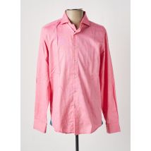 RECYCLED - Chemise manches longues rouge en coton - Homme - Taille M - Modz