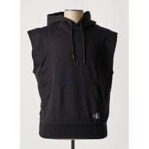 CALVIN KLEIN - Sweat-shirt à capuche noir en coton - Homme - Taille S - Modz