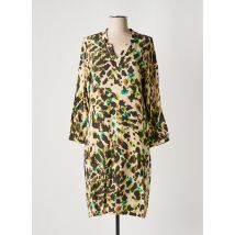 SIGNE NATURE - Robe mi-longue beige en viscose - Femme - Taille 38 - Modz