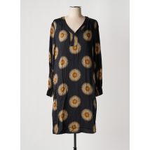 SIGNE NATURE - Robe mi-longue noir en viscose - Femme - Taille 38 - Modz