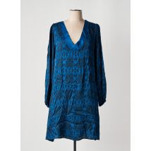 PAKO LITTO - Robe mi-longue bleu en viscose - Femme - Taille 40 - Modz