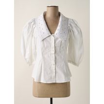 SALSA - Chemisier blanc en coton - Femme - Taille 34 - Modz