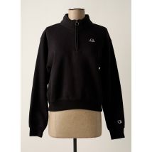 CHAMPION - Sweat-shirt noir en coton - Femme - Taille 36 - Modz