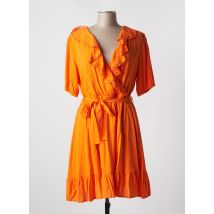 GAUDI - Robe mi-longue orange en viscose - Femme - Taille 42 - Modz