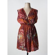 MÊME ROAD - Robe mi-longue rouge en viscose - Femme - Taille 42 - Modz
