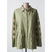 CREAM - Veste casual vert en coton - Femme - Taille 42 - Modz