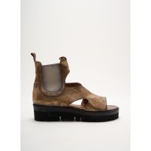 LITTLE ...LA SUITE - Sandales/Nu pieds marron en cuir - Femme - Taille 37 - Modz