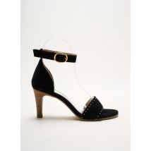 MYMA - Sandales/Nu pieds noir en cuir - Femme - Taille 35 - Modz