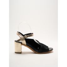 LUNE & L'AUTRE - Sandales/Nu pieds noir en cuir - Femme - Taille 38 - Modz