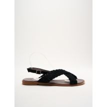 NIMAL - Sandales/Nu pieds noir en cuir - Femme - Taille 41 - Modz