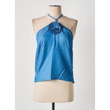 AMY&CLO - Top bleu en tencel - Femme - Taille 42 - Modz