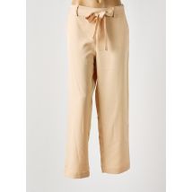 NOUGAT - Pantalon droit beige en polyester - Femme - Taille 48 - Modz