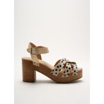WHITE STUFF - Sandales/Nu pieds beige en cuir - Femme - Taille 40 - Modz