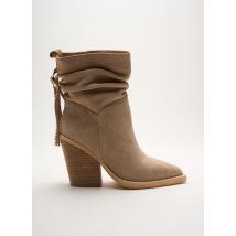 ALMA EN PENA - Bottines/Boots beige en cuir - Femme - Taille 39 - Modz