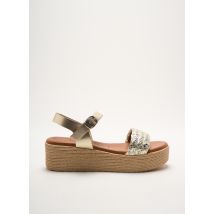 PATRICIA MILLER - Sandales/Nu pieds or en cuir - Femme - Taille 41 - Modz