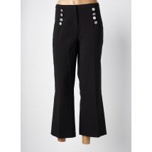 SIGNE NATURE - Pantalon 7/8 noir en polyester - Femme - Taille 42 - Modz