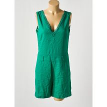 FREEMAN T.PORTER - Combishort vert en coton - Femme - Taille 38 - Modz
