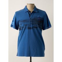 DELAHAYE - Polo bleu en coton - Homme - Taille L - Modz