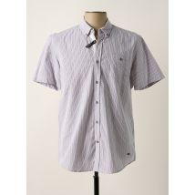 DELAHAYE - Chemise manches courtes gris en coton - Homme - Taille L - Modz