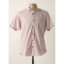 DELAHAYE - Chemise manches courtes orange en coton - Homme - Taille L - Modz