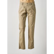 DELAHAYE - Pantalon chino marron en coton - Homme - Taille 42 - Modz