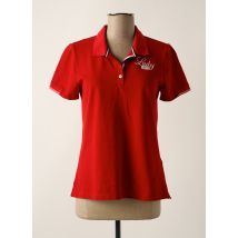 DELAHAYE - Polo rouge en coton - Femme - Taille 40 - Modz