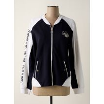 DELAHAYE - Veste casual bleu en viscose - Femme - Taille 40 - Modz