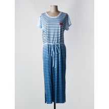 FIVE - Robe longue bleu en coton - Femme - Taille 38 - Modz