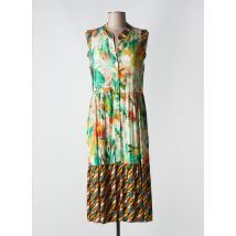 REVER MILE - Robe mi-longue vert en viscose - Femme - Taille 42 - Modz