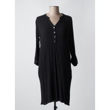 AGATHE & LOUISE - Robe mi-longue noir en viscose - Femme - Taille 38 - Modz