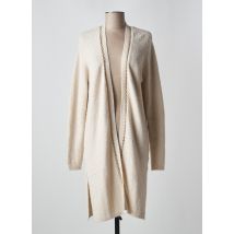 LOLA CASADEMUNT - Gilet manches longues beige en polyester - Femme - Taille 38 - Modz