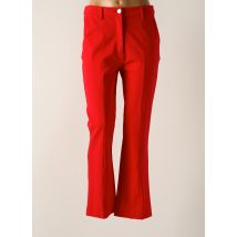 LOLA CASADEMUNT - Pantalon flare rouge en viscose - Femme - Taille 42 - Modz