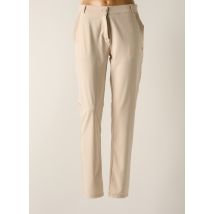 HBT - Pantalon chino beige en polyamide - Femme - Taille 42 - Modz
