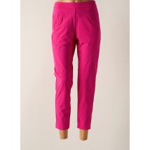 RAFFAELLO ROSSI - Pantalon 7/8 rose en polyamide - Femme - Taille 36 - Modz
