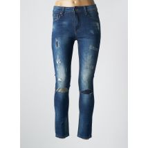 PLACE DU JOUR - Jeans coupe slim bleu en coton - Femme - Taille 42 - Modz