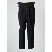 IRO - Pantalon droit noir en coton - Femme - Taille 36 - Modz