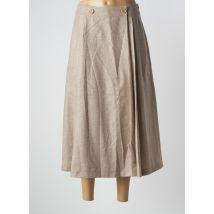 ASPESI - Pantacourt beige en laine vierge - Femme - Taille 40 - Modz