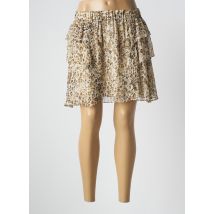 IRO - Jupe courte beige en soie - Femme - Taille 38 - Modz