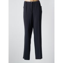 FRANCOISE DE FRANCE - Pantalon droit bleu en polyester - Femme - Taille 52 - Modz